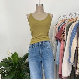 Universal Thread Chartreuse Green Tank - Size S